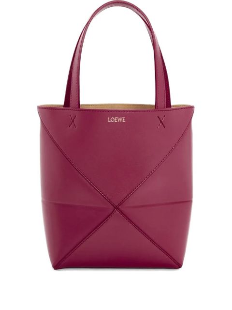 LOEWE mini Puzzle tote bag - Pink - zdjęcie produktu nr 1