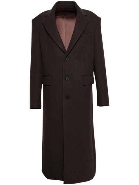 WARDROBE.NYC single-breasted coat - Brown - zdjęcie produktu nr 1