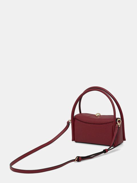 Furla torebka skórzana Nicole Mini Boston Bag
