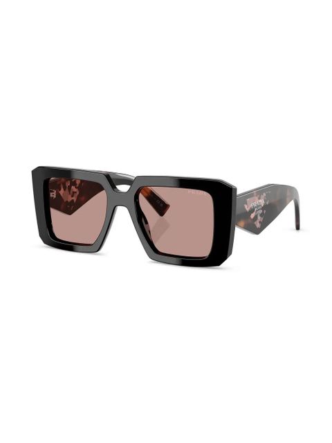 Prada Eyewear tortoiseshell-effect square sunglasses - Black