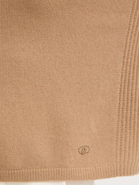 Liu Jo sweter wełniany damski kolor beżowy MF5060 MS009