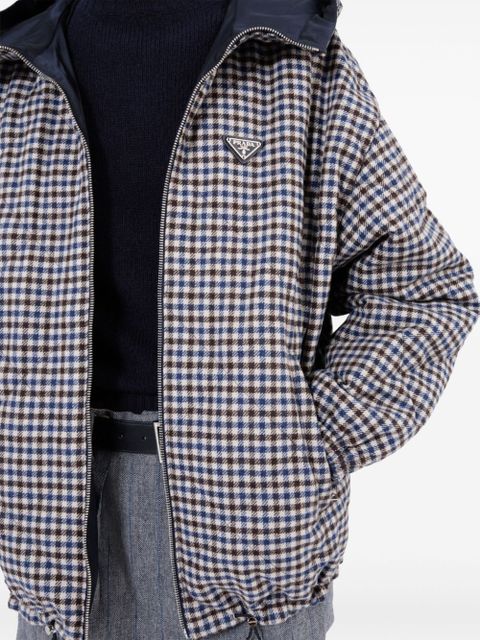 Prada Re-Nylon blouson jacket - Blue