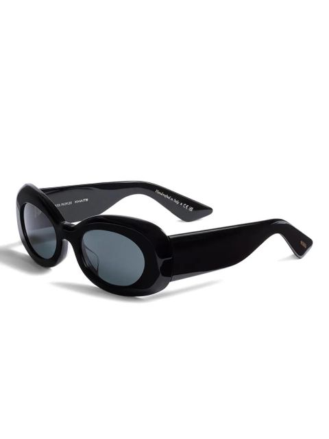 KHAITE x Oliver Peoples oval-frame sunglasses - Black