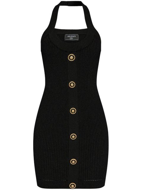 Balmain ribbed mini dress - Black - zdjęcie produktu nr 1