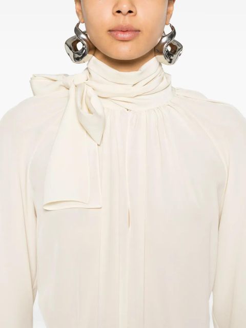 Givenchy 4G silk crepe blouse - Neutrals