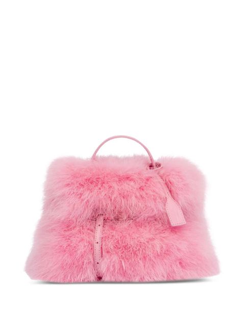 Moschino faux-fur tote bag - Pink - zdjęcie produktu nr 1