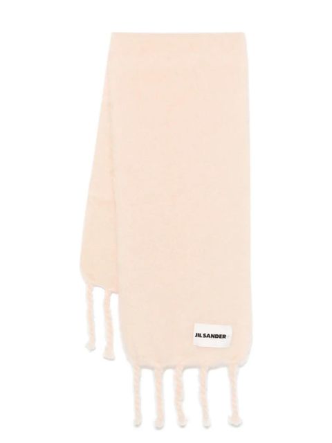 Jil Sander brushed scarf - Neutrals - zdjęcie produktu nr 1