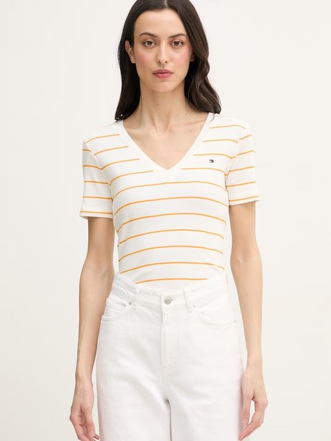 Tommy Hilfiger t-shirt damski bawełniany - zdjęcie produktu nr 1