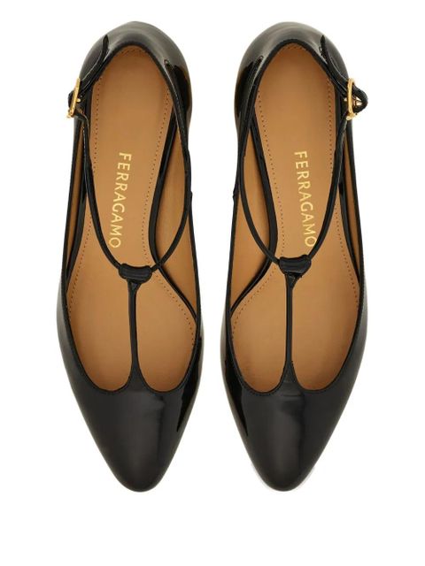 Ferragamo 40mm leather pumps - Black