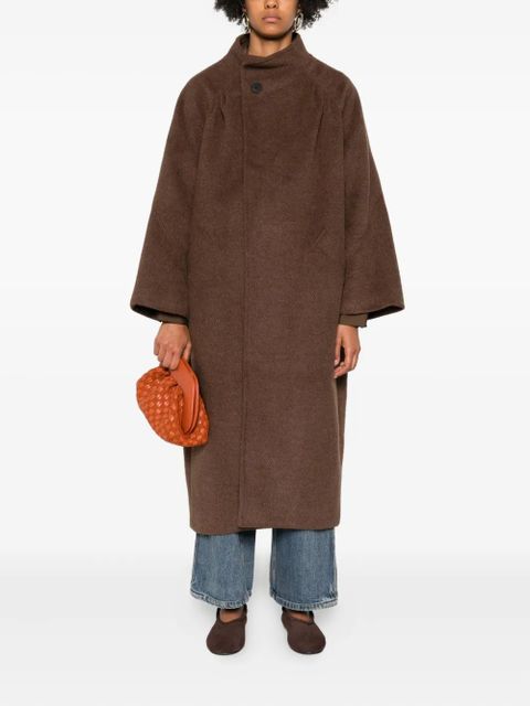 Eleh single-button wool coat - Brown - zdjęcie produktu nr 2