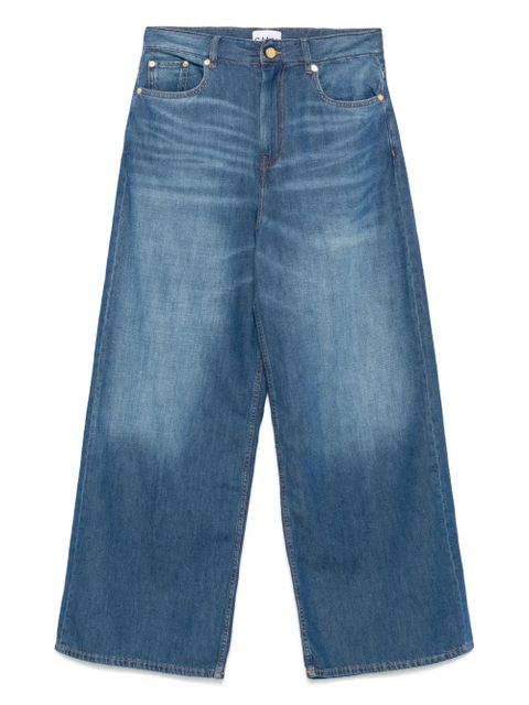 GANNI wide-leg trousers - Blue - zdjęcie produktu nr 1