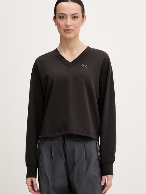 Puma bluza damska z bawełną Essentials Elevated - zdjęcie produktu nr 2