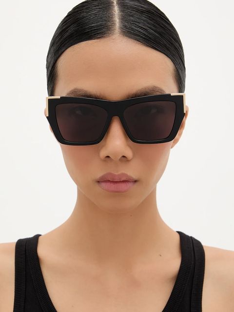 Palm Angels okulary przeciwsłoneczne kolor czarny PERI099_551007