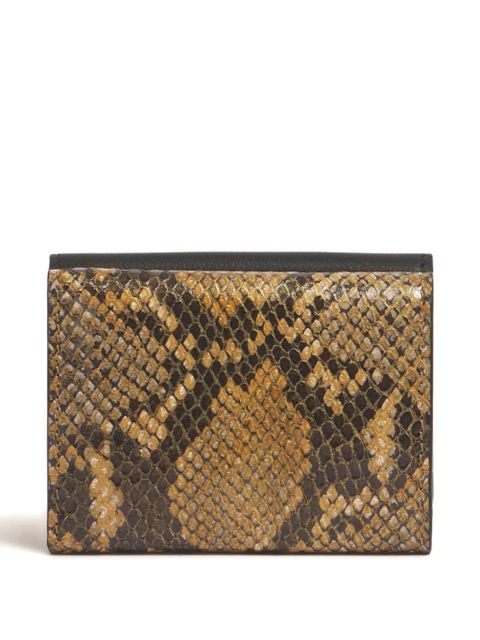 Marni leather python-print wallet - Brown - zdjęcie produktu nr 2