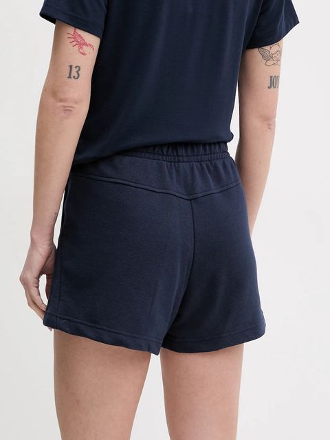 Helly Hansen szorty damskie kolor granatowy z nadrukiem high waist 54081