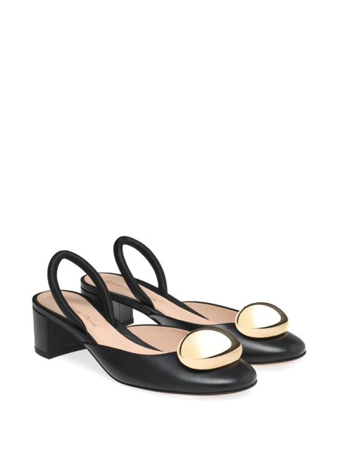 Gianvito Rossi Sphera 45mm slingback pumps - Black - zdjęcie produktu nr 2