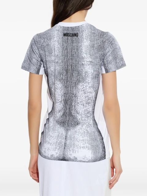 Moschino print T-shirt - White