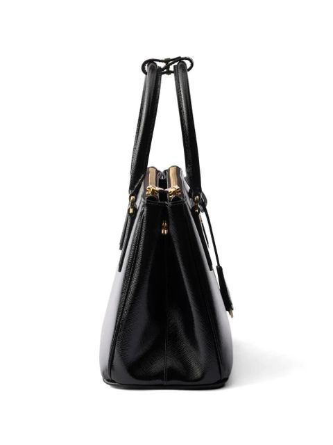 Prada small Galleria leather tote bag - Black