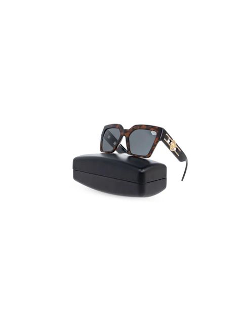 Versace Eyewear square-frame sunglasses - Brown