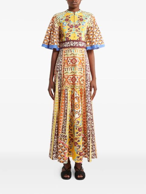 ETRO printed poplin dress - Neutrals - zdjęcie produktu nr 2