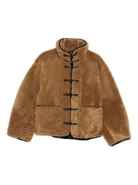 Róhe toggle-fastening pocket jacket - Brown