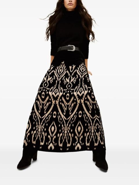 Ba&Sh Alpha patterned skirt - Black - zdjęcie produktu nr 2