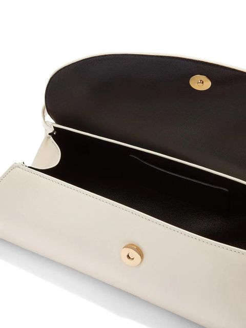 Jil Sander large Cannolo leather shoulder bag - White - zdjęcie produktu nr 2