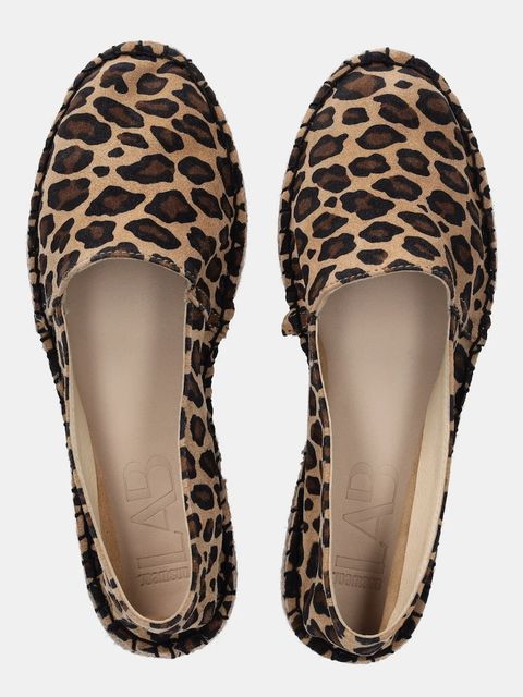 Answear.LAB espadryle zamszowe kolor brązowy na platformie