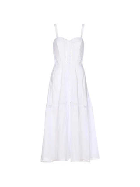 Charo Ruiz Ibiza Dafelle lace button maxi dress - White - zdjęcie produktu nr 1