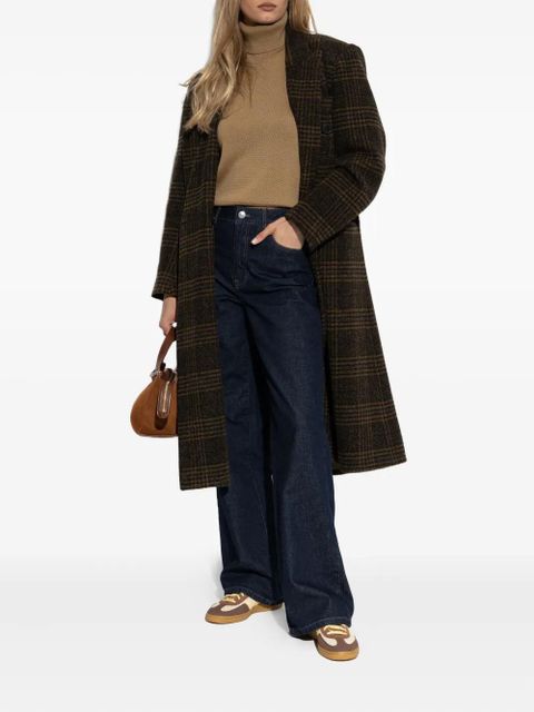 AMI Paris logo-embroidery turtleneck sweater - Neutrals