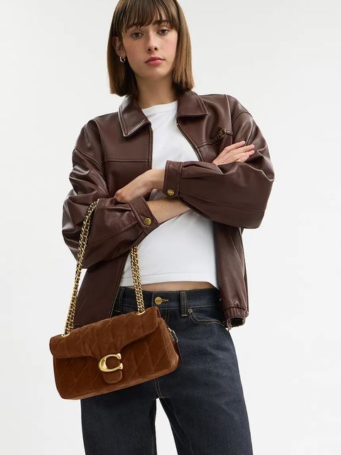 Coach torebka zamszowa Tabby 26