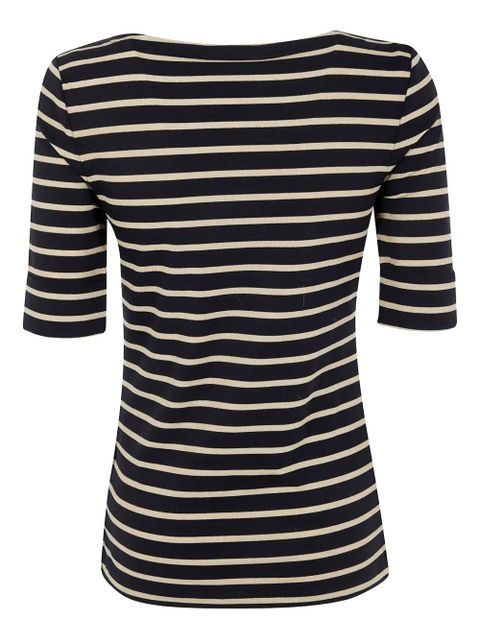 Lauren Ralph Lauren striped cotton T-shirt - Blue