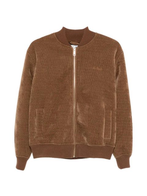 MC2 Saint Barth Celia zip-up corduroy jacket - Brown - zdjęcie produktu nr 1