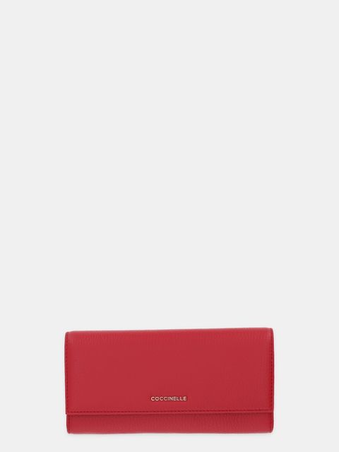 Coccinelle portfel damski kolor czerwony E2 MW5 11 03 01 - zdjęcie produktu nr 1