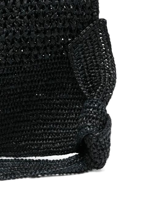 Hereu Cador knotted tote bag - Black