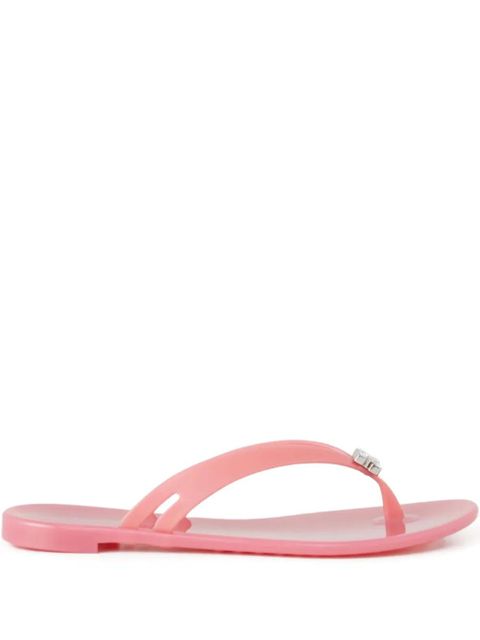 Casadei Jelly crystal logo flip-flops - Pink - zdjęcie produktu nr 1