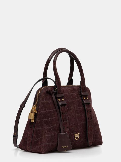 Pinko torebka zamszowa