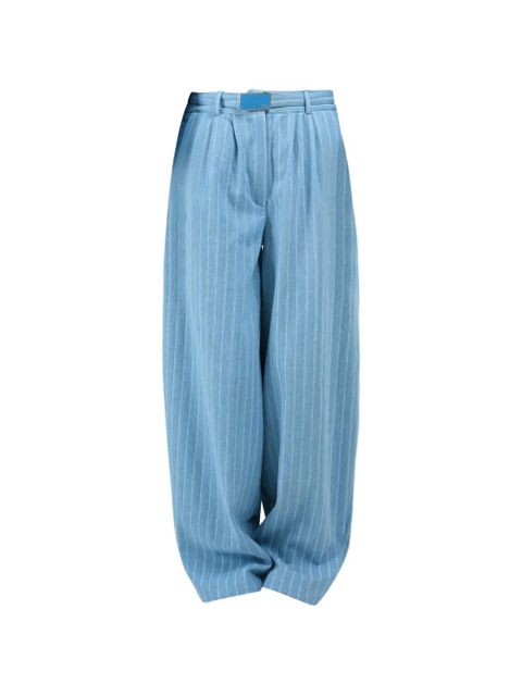 Rowen Rose striped wide-leg jeans - Blue - zdjęcie produktu nr 1