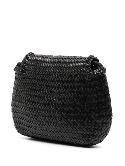 DRAGON DIFFUSION mini City woven crossbody bag - Black - zdjęcie produktu nr 2