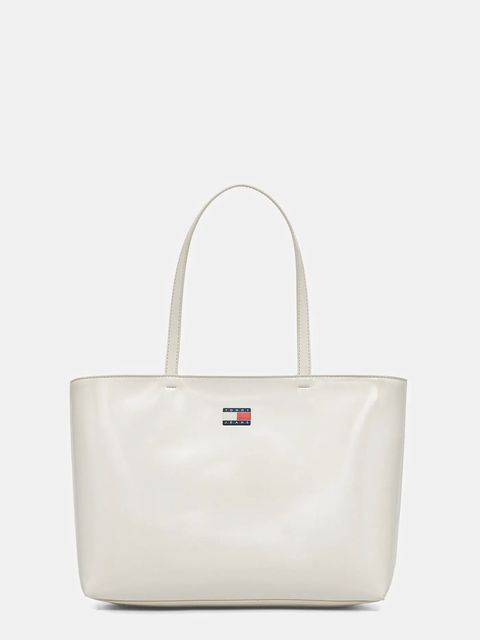 Tommy Jeans torebka kolor beżowy AW0AW18069 - zdjęcie produktu nr 1