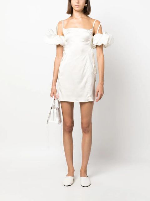 Jacquemus La Mini Robe Chouchou minidress - White - zdjęcie produktu nr 2