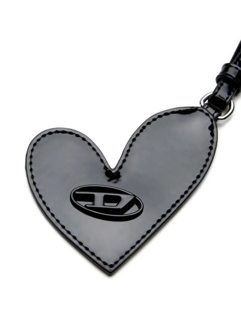 Diesel heart-shaped keychain - Black
