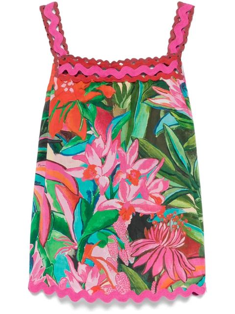 FARM Rio Jardin De Reve top - Pink - zdjęcie produktu nr 1