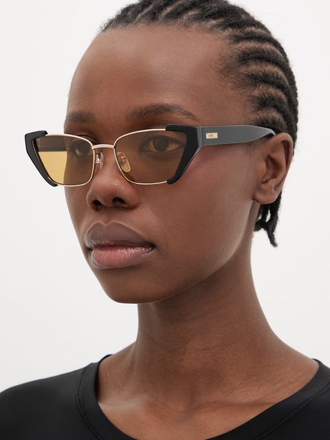 Moschino okulary przeciwsłoneczne kocie oczy damskie - zdjęcie produktu nr 1