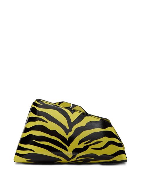 The Attico zebra-print clasp clutch - Yellow - zdjęcie produktu nr 2