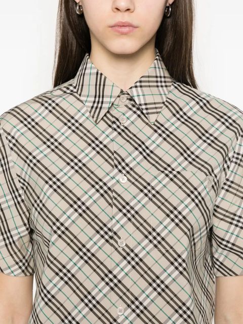 Burberry checked shirt - Neutrals