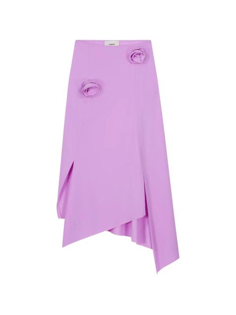 Coperni floral asymmetric mid skirt - Purple - zdjęcie produktu nr 1