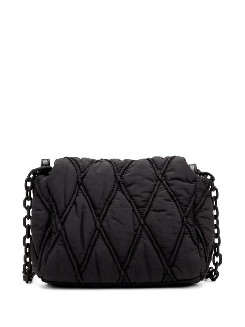 Diesel small Charm-D shoulder bag - Black - zdjęcie produktu nr 2