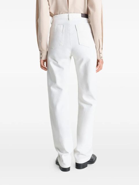 LEMAIRE five pockets twisted jeans - White