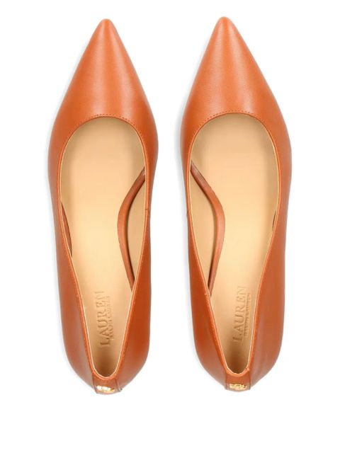 Lauren Ralph Lauren pointed leather pumps - Brown